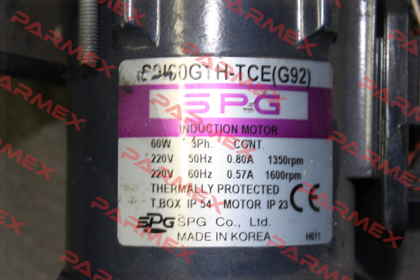 S9I60GTH-TCE(G92) Spg Motor