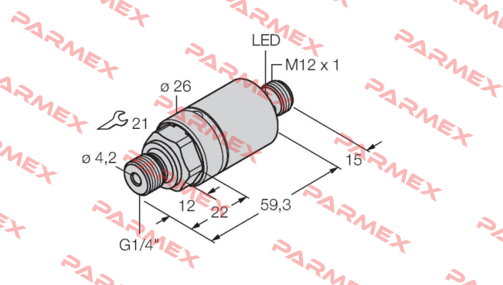 PC001R-204-2UPN8X-H1141 Turck