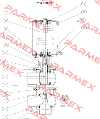 Pos. No. 213 For YPA 50 Divert  Bardiani Valvole