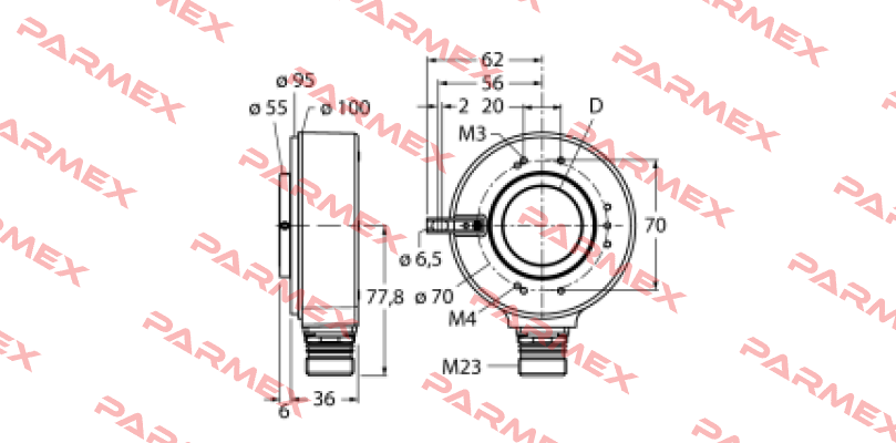 RI-42H30S4-2B1024-12M23 Turck