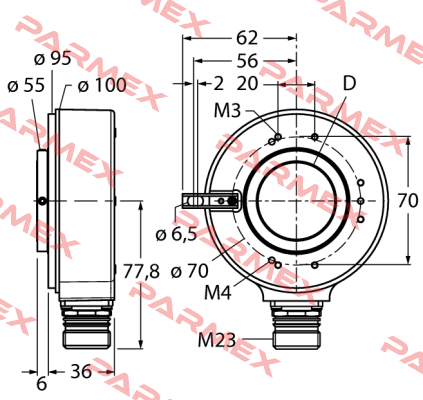 RI-42H30S4-2B2048-12M23 Turck