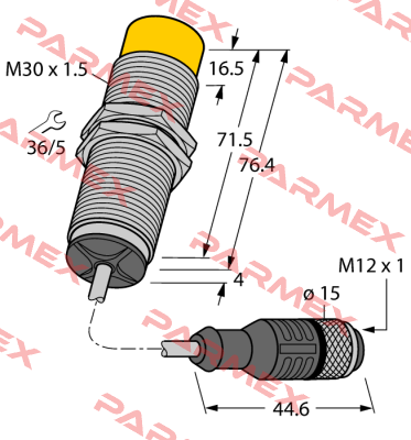 NICP-M30-8P8-0,3-RSC12T Turck