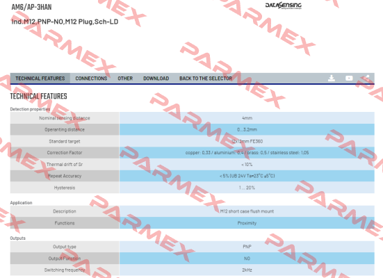 AM6/AP-3HAN Micro Detectors / Diell