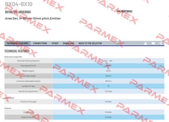 BX10S/00-ABVE806A Micro Detectors / Diell