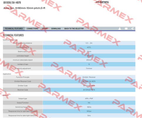 BX10SR/0A-HB79 Micro Detectors / Diell