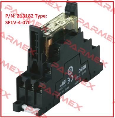 P/N: 213182 Type: SF1V-4-07L  Idec