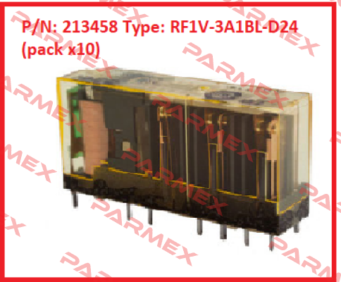 P/N: 213458 Type: RF1V-3A1BL-D24 (pack x10) Idec