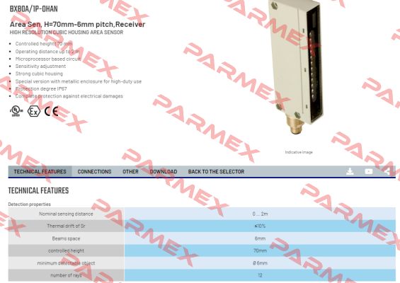 BX80A/1P-0HAN Micro Detectors / Diell