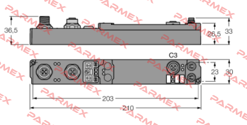 p/n: 6824447, Type: SDPB-10S-1003 Turck