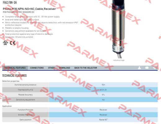 FAIZ/BN-3A Micro Detectors / Diell