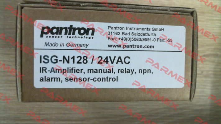 p/n: 9ISG184, Type: ISG-N128/24VAC Pantron