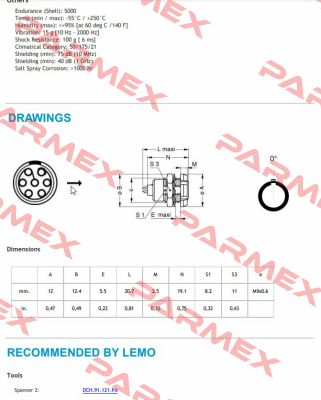 ECG.0B.307.KLL Lemo