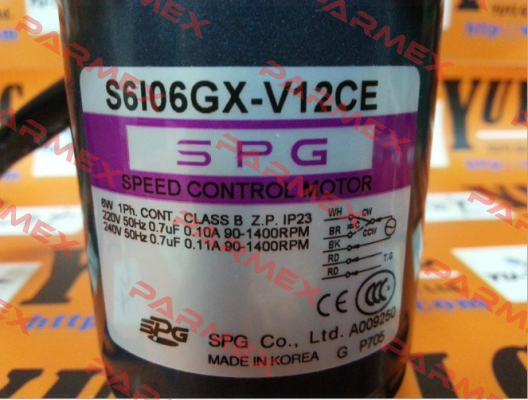 S6106GX-TCE Spg Motor