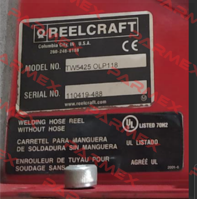 TW5425 OLP Reelcraft