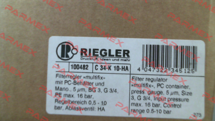 100482 / C 34-K 10-HA Riegler