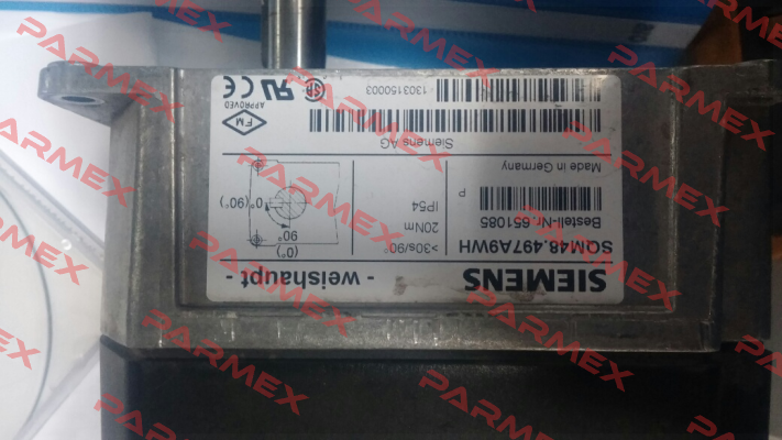 SQM48.497A9WH is obsolete, replacement by SQM48.497A9 Siemens (Landis Gyr)