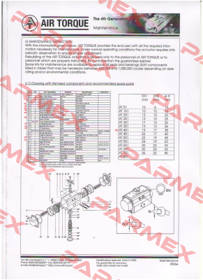 Position 5 for AIR TORQUE AT401U S10 F07F10-N-DS-22 AZ  Air Torque