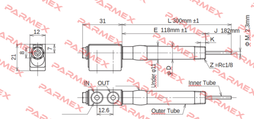 JC-KRM-10-L300-E118-J182-M2.3 Ahresty-tec