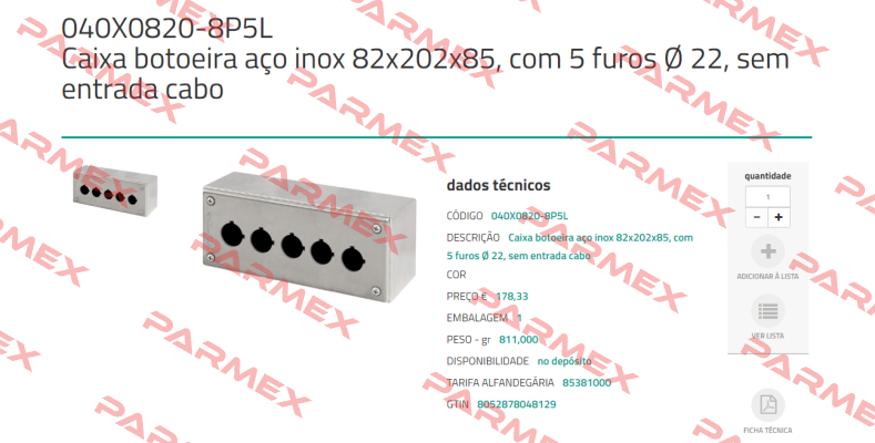 040X0820-8P5L New Elfin