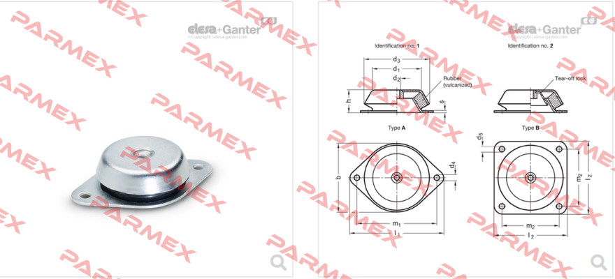 GN 148-113-M16-A-1-68 Elesa Ganter