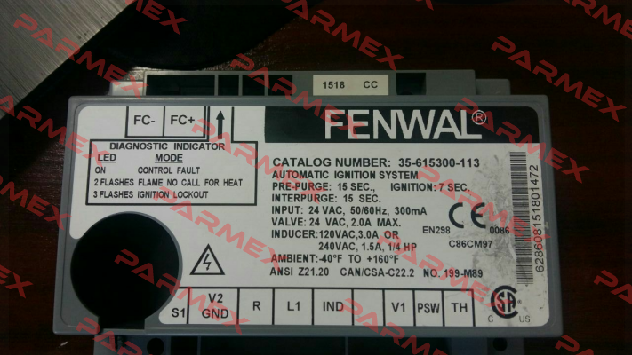 35-615300-113 OEM  FENWAL