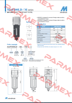 MAF300LD-8A-D Mindman