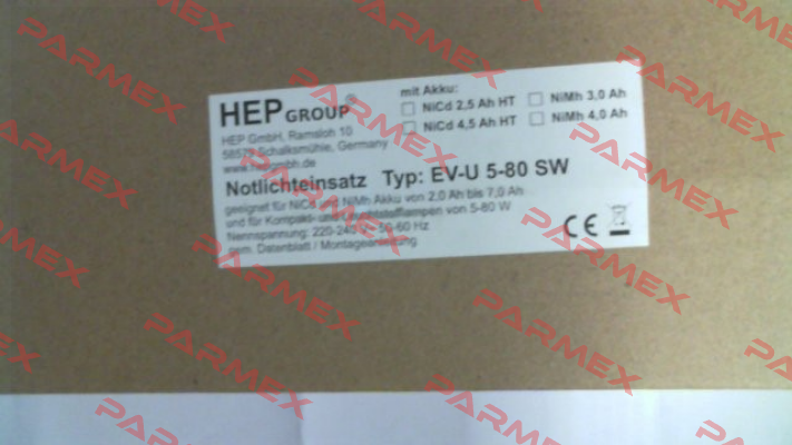 EV-U5-80-SW HEP