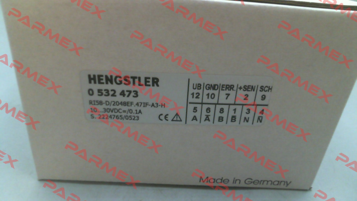 p/n: 0532473, Type: RI58-D/ 2048EF.47IF-A3-H Hengstler