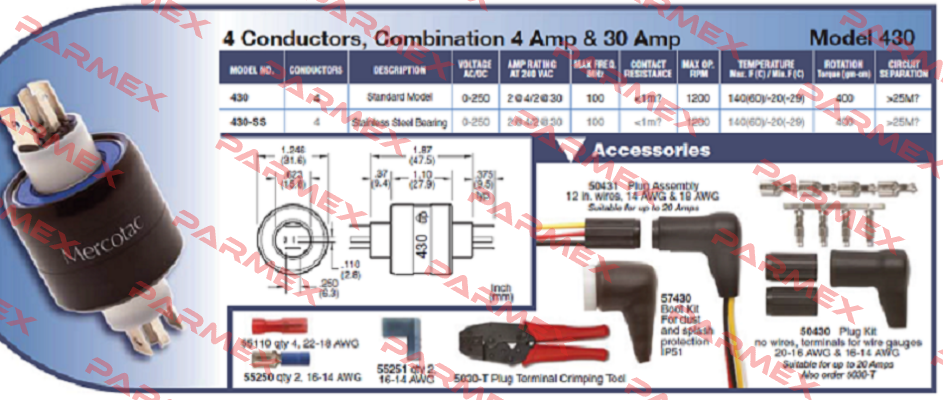 LM04-04300-00 Typ 430  Mercotac