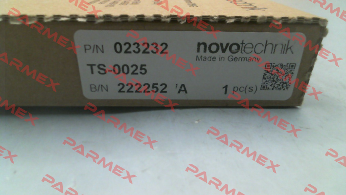 P/N: 400023232, Type: TS-0025 Novotechnik
