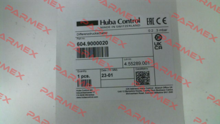 604.9000020 Huba Control