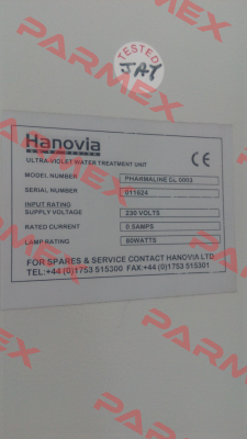 650053-2100-03 Hanovia