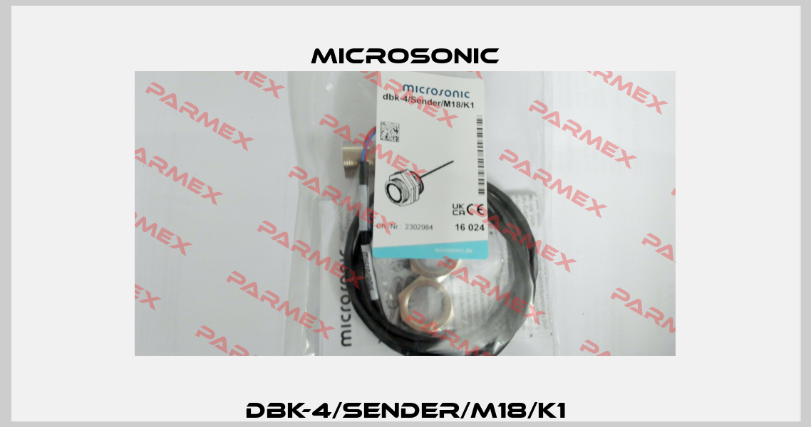 dbk-4/Sender/M18/K1 Microsonic