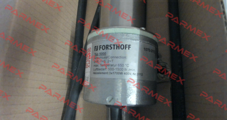 P/N: 1070-3112, Type: 5000 Forsthoff